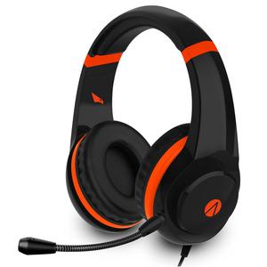 Casque Réducteur de Bruit Gaming avec Micro Stealth XP-Raptor - Noir/Orange