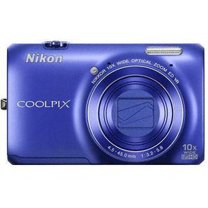 Compacta Nikon Coolpix S6300 - Azul + Lens Nikkor 10x Wide Optical Zoom ED VR 25-250mm f/3.2-5.8